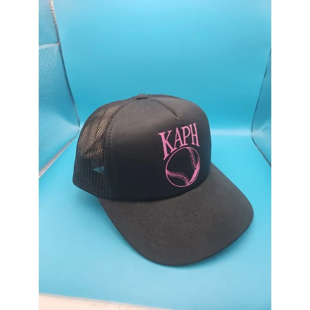 Vtg Kaph Snapback Hat cap trucker mesh Baseball Softball